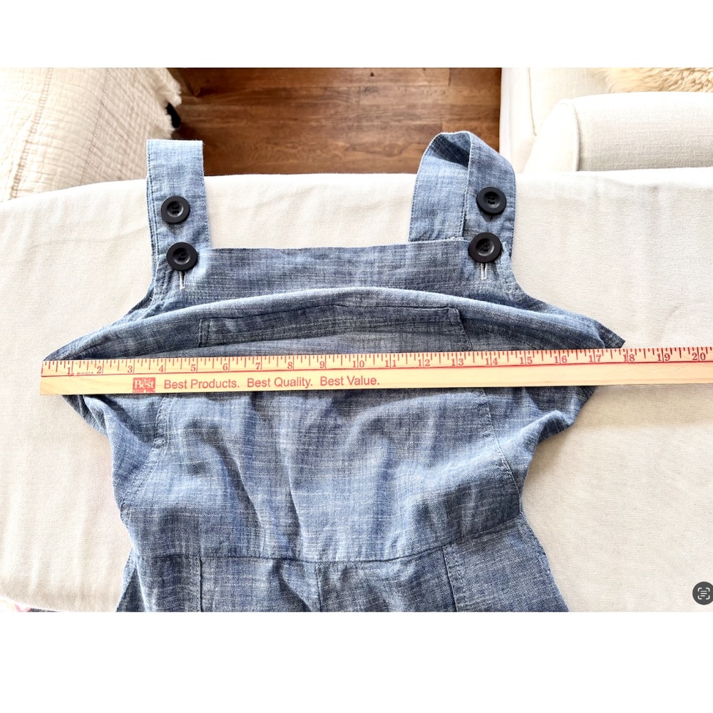 NOOWORKS Chambray Cotton Overalls Jumpsuit - S - Picture 9 of 13